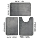 Jogo de Tapetes para Banheiro Antiderrapante