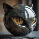 Escultura Decorativa – Cabeça de Gato