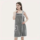 Toalha Roupão Feminino para Banho, Estilo Saia Longa, Absorvente, Lavável – Para Adultos