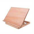 Cavalete de Pintura Ajustável A3 – Suporte Dobrável com Superfície Lisa e 4 Ângulos Reguláveis