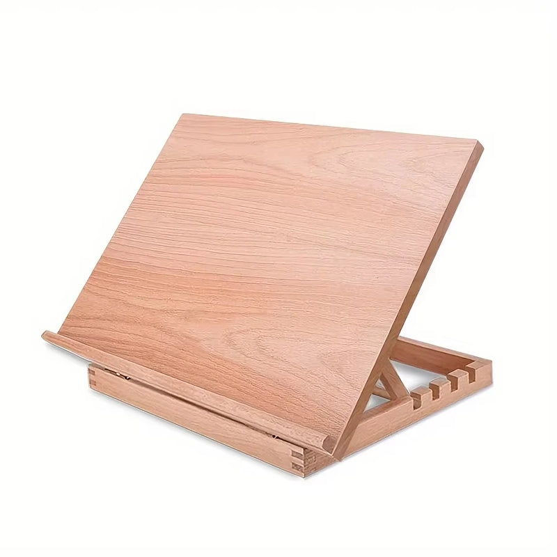 Cavalete de Pintura Ajustável A3 – Suporte Dobrável com Superfície Lisa e 4 Ângulos Reguláveis